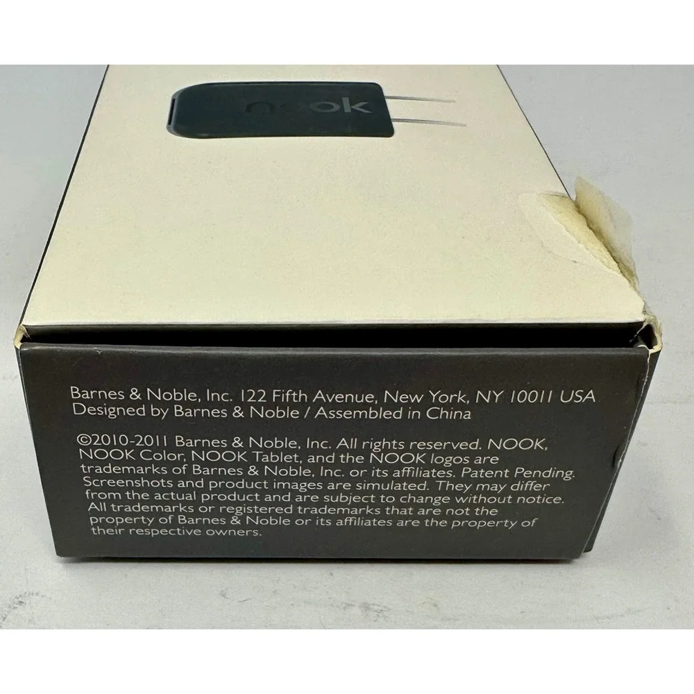 nook Power Adapter USB Wall Charger, Black for Barnes & Noble Nook Tablet/Color